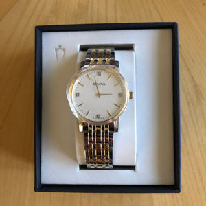 Bulova Men's Diamond Watch 98D114